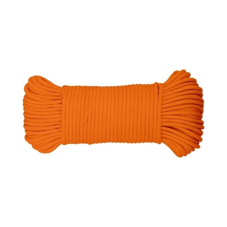 Koch Industries Koch Industries 5/32 in. D X 100 ft. L Orange Diamond Braided Paracord Rope 5551636